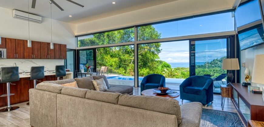 Ocean View Home In Dominical