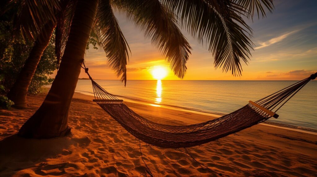 Tranquil beach setting in Costa Rica