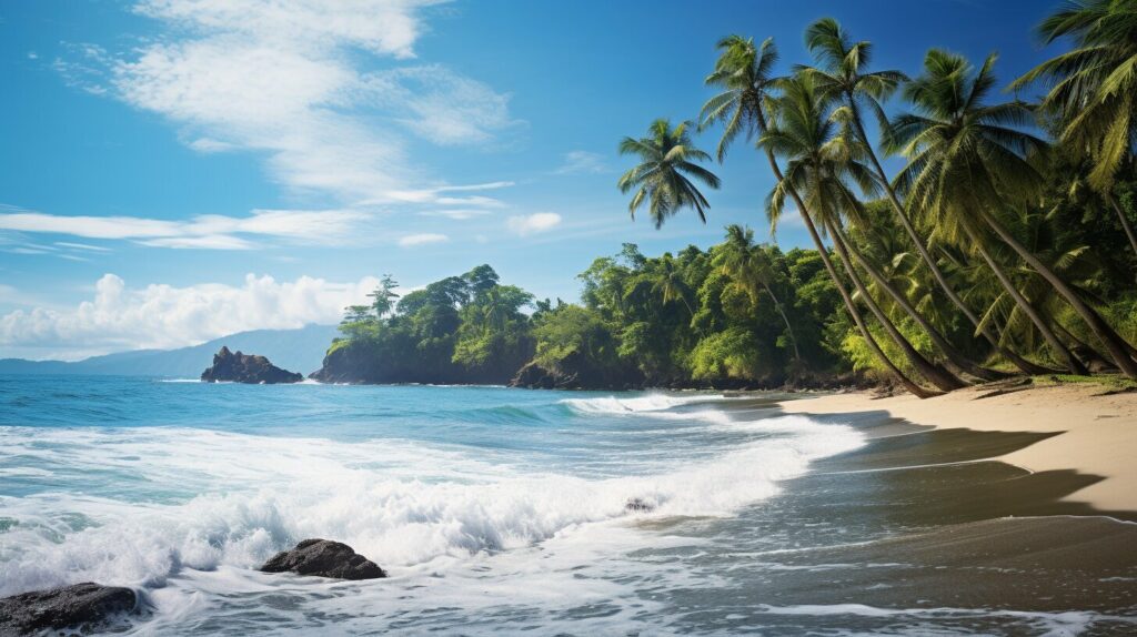 beautiful beaches in Costa Rica and Panama