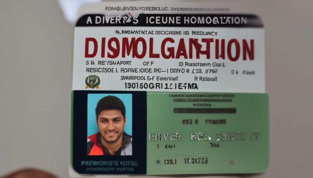 driver's license homologation