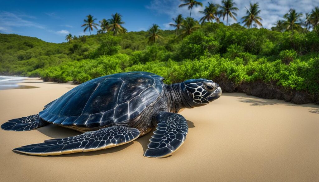 leatherback sea turtle