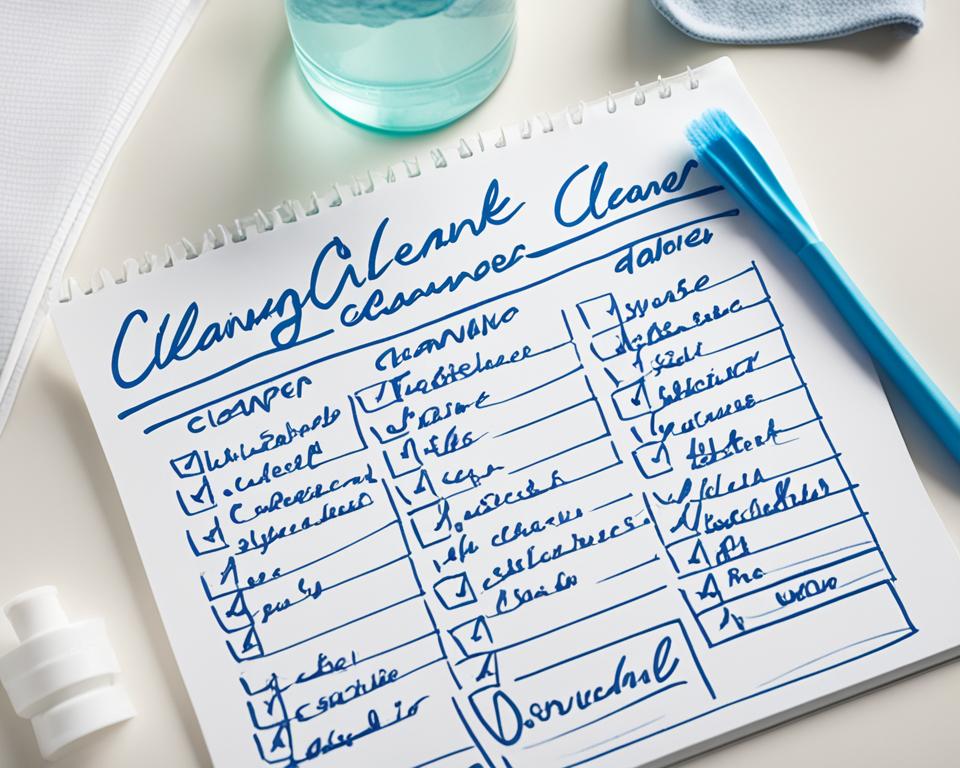 cleaning checklist for home sellers