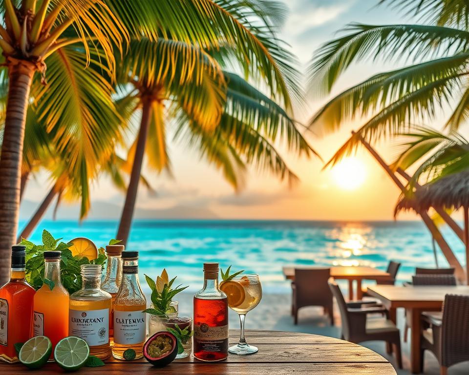 Tropical Alcoholic Drinks in Costa Rica