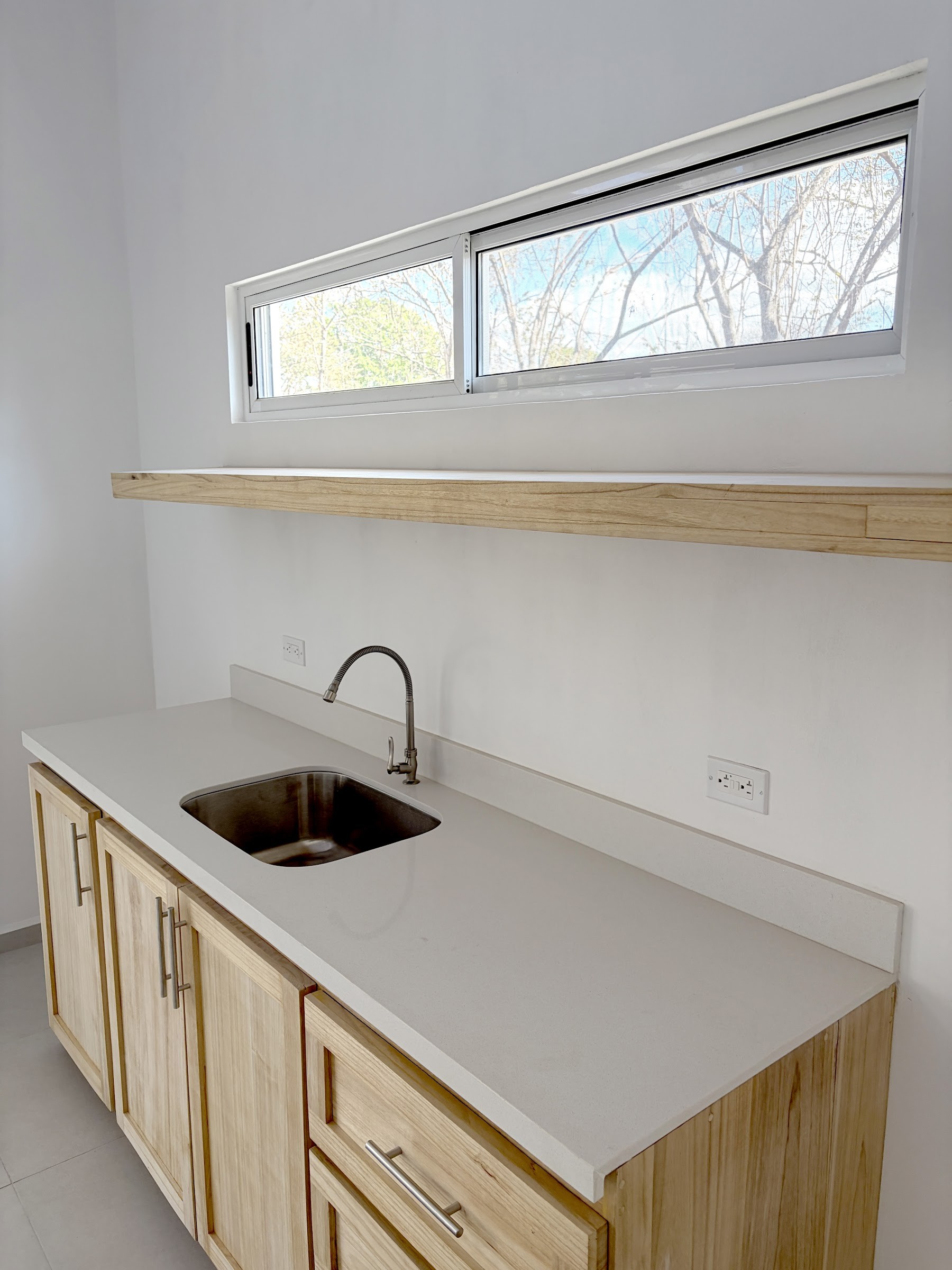 Kitchen sink and counter