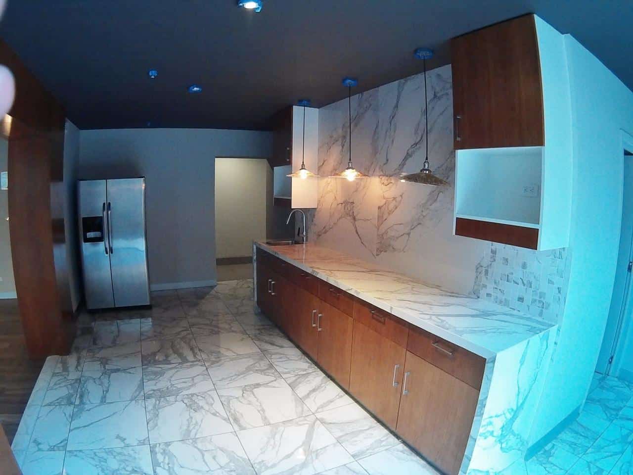 Shared kitchen in the social area