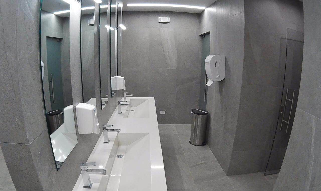 Spa changing rooms